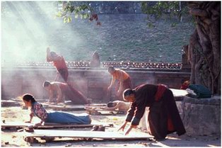 Traditional Tibetan Prostrations: Also represent a Sacred Rite of Passage